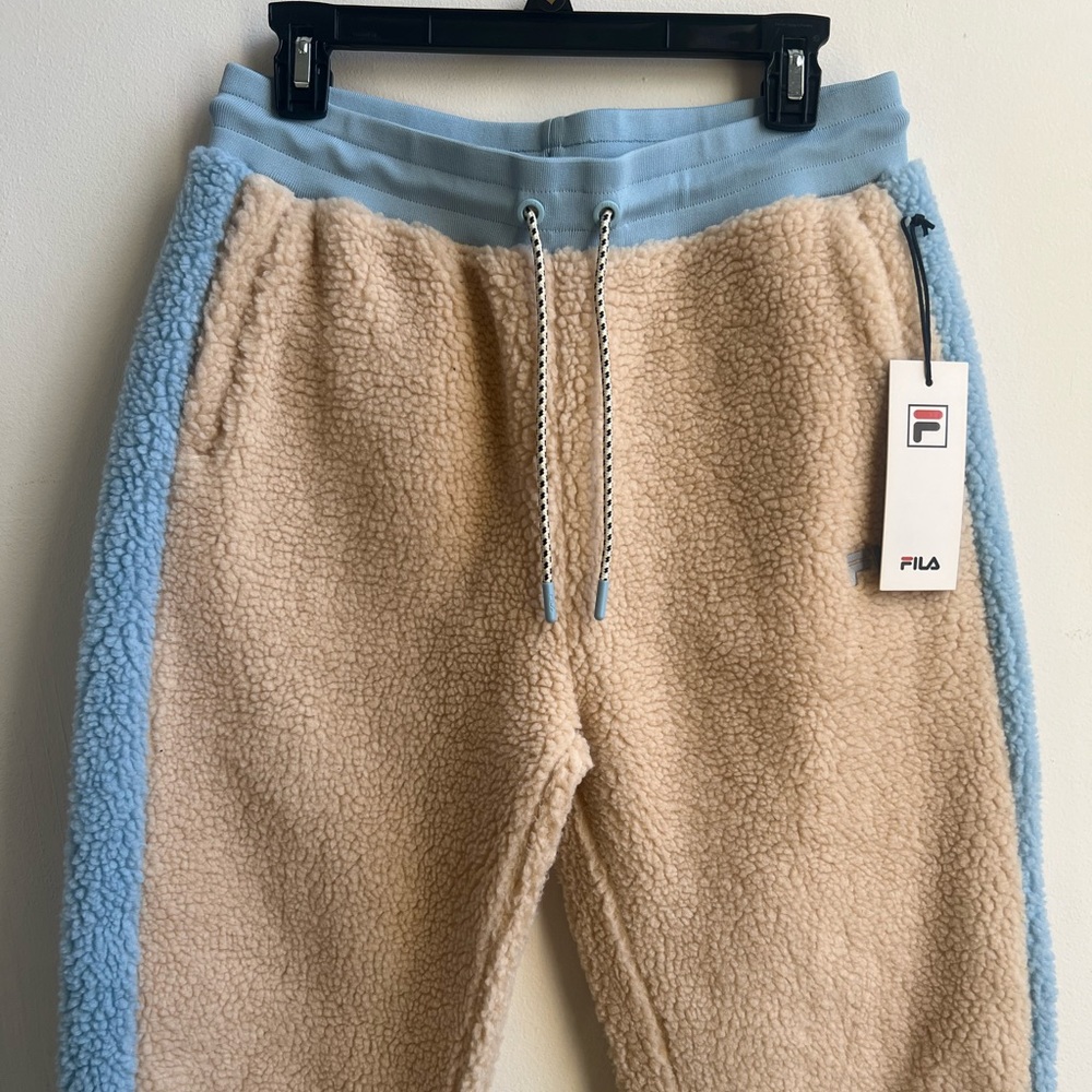 Fila fleece two toned joggers